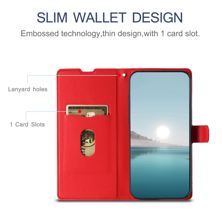 For Samsung Galaxy S22 5G Voltage Ultra-thin Dot Leather Phone Case(Red) For Samsung Galaxy S22 5G Voltage Ultra-thin Dot Leather Phone Case(Red)