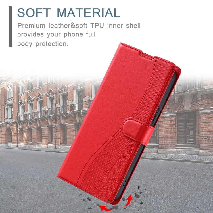 For Samsung Galaxy S22 5G Voltage Ultra-thin Dot Leather Phone Case(Red) For Samsung Galaxy S22 5G Voltage Ultra-thin Dot Leather Phone Case(Red)