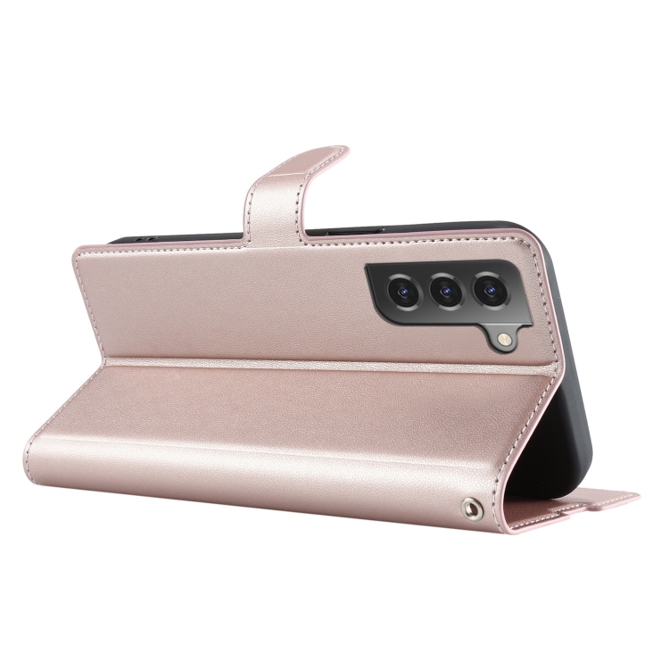 For Samsung Galaxy S21+ 5G Voltage Ultra-thin Dot Leather Phone Case(Rose Gold) For Samsung Galaxy S21+ 5G Voltage Ultra-thin Dot Leather Phone Case(Rose Gold)