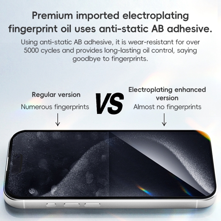 For iPhone 16 ZGA 0.33mm 2.5D Anti-static HD Tempered Glass Film For iPhone 16 ZGA 0.33mm 2.5D Anti-static HD Tempered Glass Film