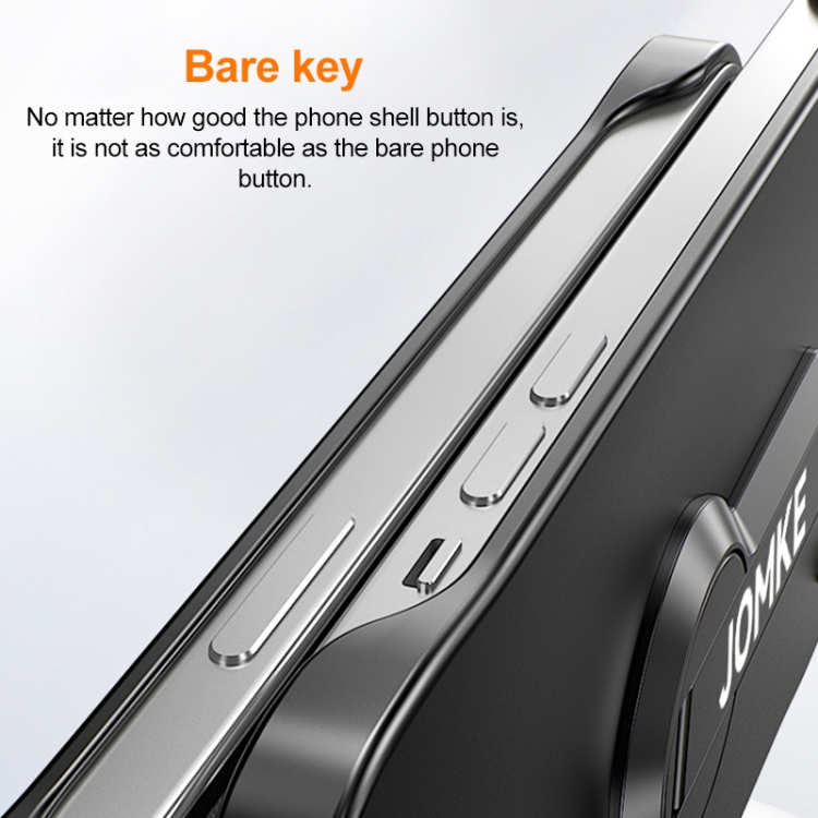 For Samsung Galaxy S23 Ultra 5G Baking Varnish 360 Rotate Holder No Frame PC Phone Case(Silver)