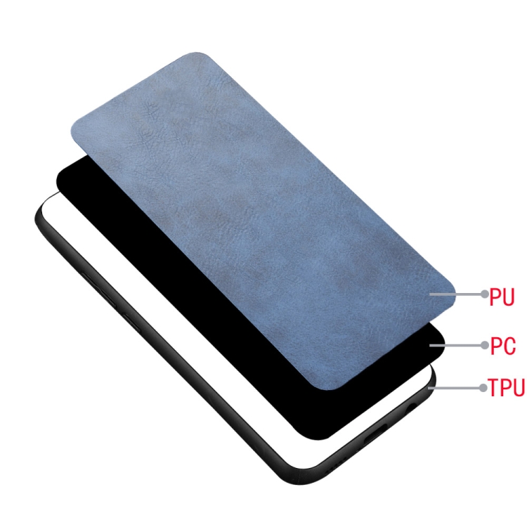 For iPhone 16 Plus Cow Pattern Sewing Card Bag Phone Case(Blue) For iPhone 16 Plus Cow Pattern Sewing Card Bag Phone Case(Blue)