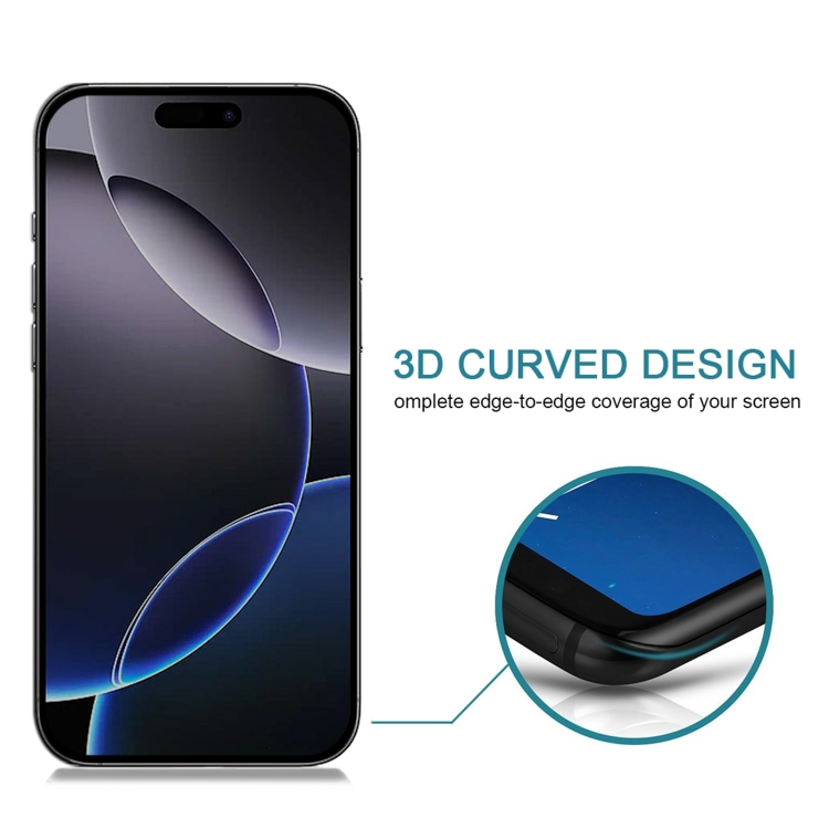 For iPhone 16 Pro Max 25pcs Full Cover Anti-spy Silk Screen Tempered Glass Film For iPhone 16 Pro Max 25pcs Full Cover Anti-spy Silk Screen Tempered Glass Film