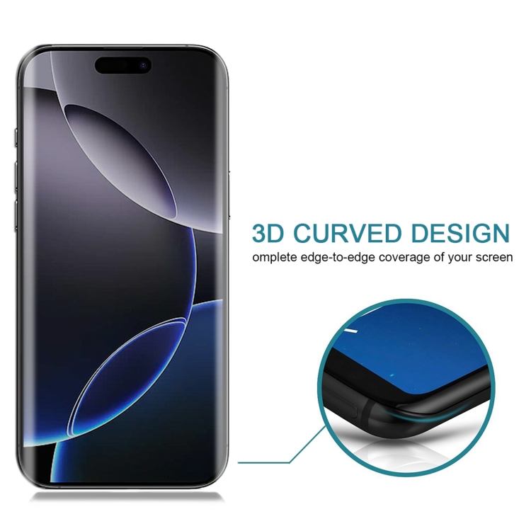 For iPhone 16 Pro Max 25pcs High Transparency Full Cover Anti-spy Tempered Glass Film For iPhone 16 Pro Max 25pcs High Transparency Full Cover Anti-spy Tempered Glass Film