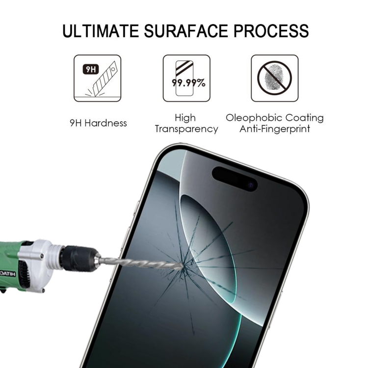 For iPhone 16 Pro 25pcs Full Glue Screen Tempered Glass Film For iPhone 16 Pro 25pcs Full Glue Screen Tempered Glass Film