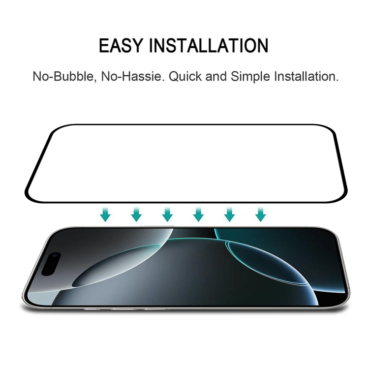 For iPhone 16 Pro 25pcs Full Glue Screen Tempered Glass Film For iPhone 16 Pro 25pcs Full Glue Screen Tempered Glass Film