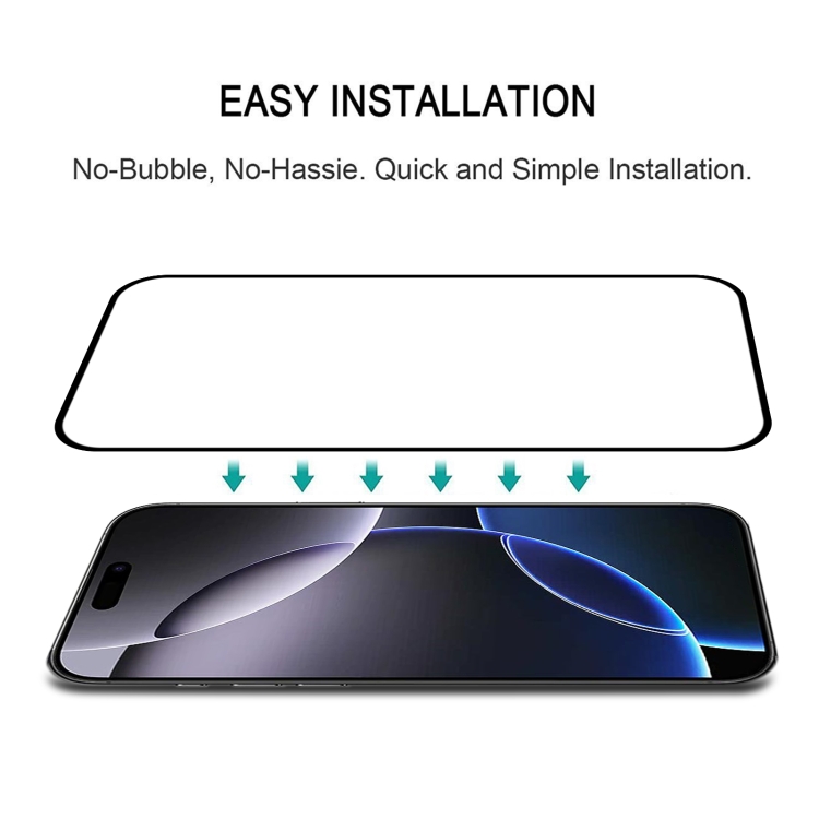 For iPhone 16 Pro Max 25pcs Full Glue Screen Tempered Glass Film For iPhone 16 Pro Max 25pcs Full Glue Screen Tempered Glass Film