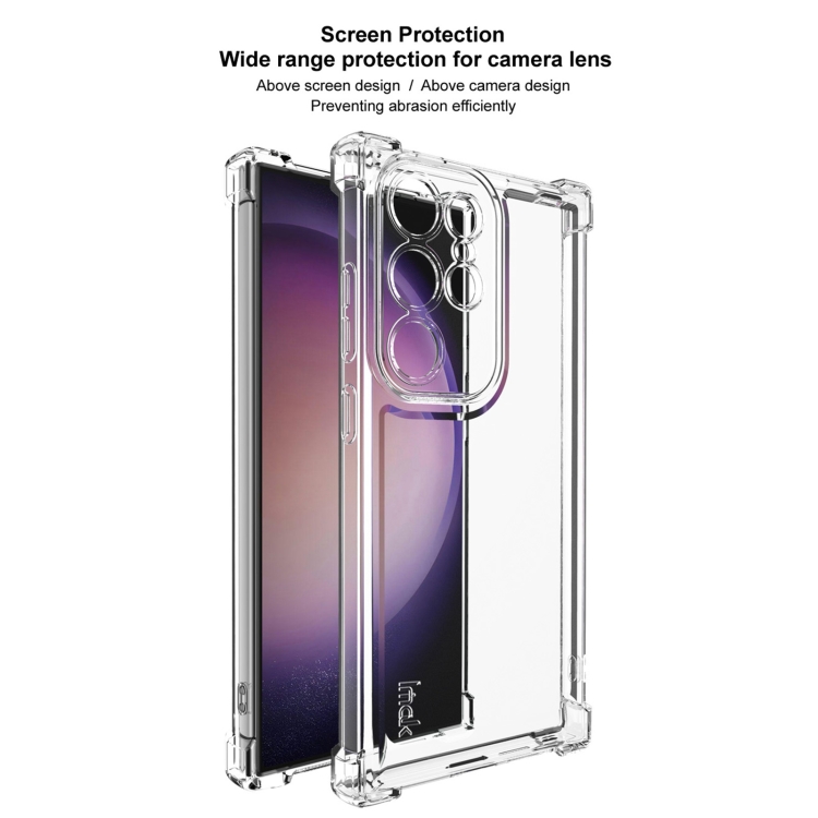 For Samsung Galaxy S24 Ultra 5G IMAK UX-4 Series Four-corner Shockproof Phone Case(Transparent)
