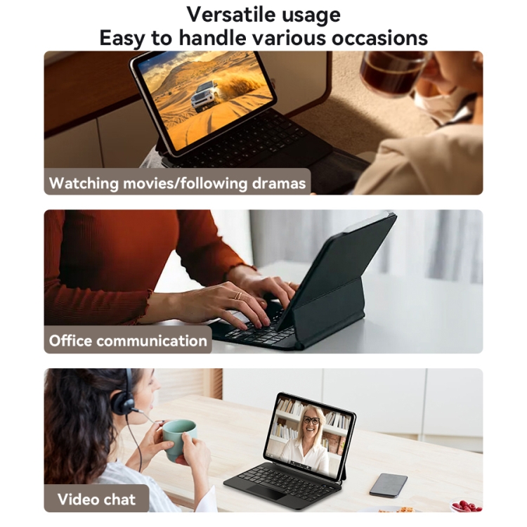 For iPad 10th Gen 10.9 2022 Yesido Dual-sided Clip Digital Display Magnetic Keyboard Leather Case(Black) For iPad 10th Gen 10.9 2022 Yesido Dual-sided Clip Digital Display Magnetic Keyboard Leather Case(Black)