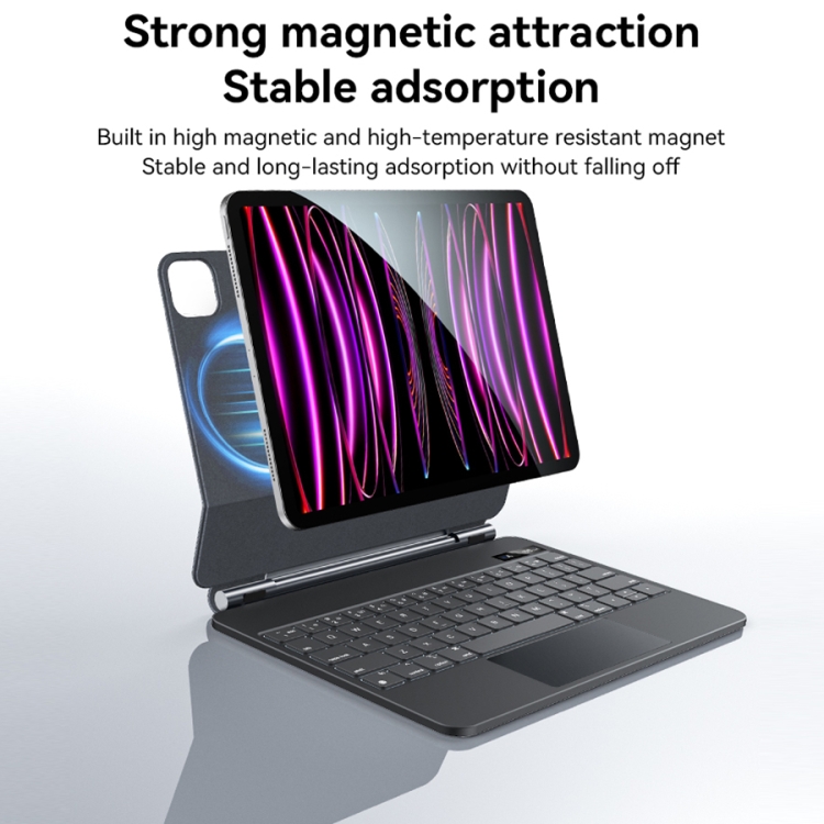 For iPad 10th Gen 10.9 2022 Yesido Dual-sided Clip Digital Display Magnetic Keyboard Leather Case(Black) For iPad 10th Gen 10.9 2022 Yesido Dual-sided Clip Digital Display Magnetic Keyboard Leather Case(Black)