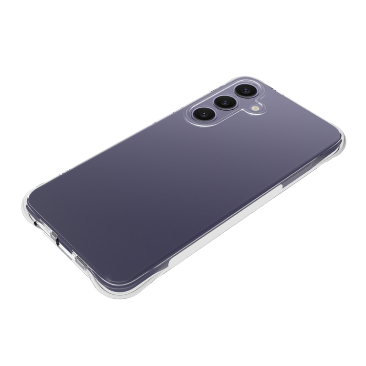 For Samsung Galaxy S25+ 5G Shockproof Non-slip Thickening TPU Phone Case(Transparent) For Samsung Galaxy S25+ 5G Shockproof Non-slip Thickening TPU Phone Case(Transparent)