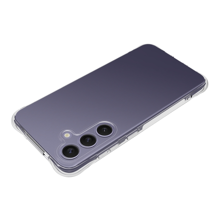 For Samsung Galaxy S25+ 5G Shockproof Non-slip Thickening TPU Phone Case(Transparent) For Samsung Galaxy S25+ 5G Shockproof Non-slip Thickening TPU Phone Case(Transparent)