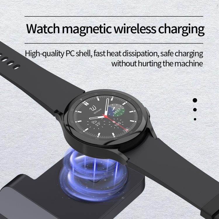 B20 18W Type-C 3-in-1 Vertical Charging Stand Phone Holder for Samsung Watch / Galaxy Buds(White) B20 18W Type-C 3-in-1 Vertical Charging Stand Phone Holder for Samsung Watch / Galaxy Buds(White)