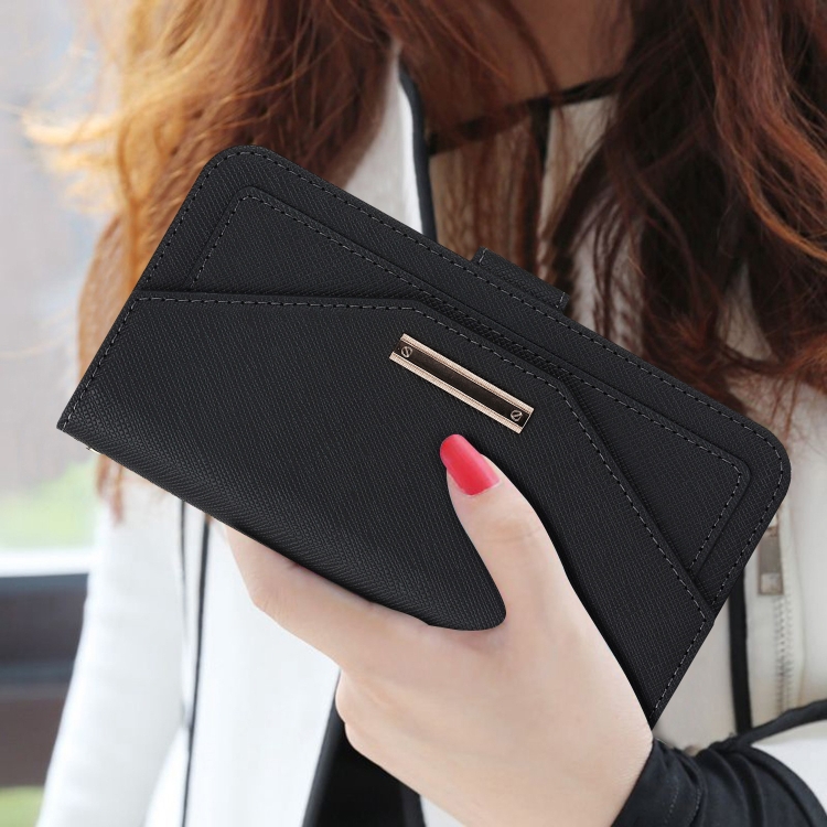 For iPhone 16 Pro Cross Texture Crossbody Lanyard Leather Phone Case(Black) For iPhone 16 Pro Cross Texture Crossbody Lanyard Leather Phone Case(Black)