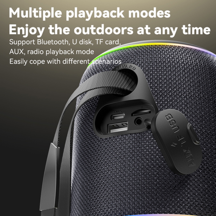 Yesido YSW22 30W Portable Wireless Bluetooth Speaker(Black) Yesido YSW22 30W Portable Wireless Bluetooth Speaker(Black)