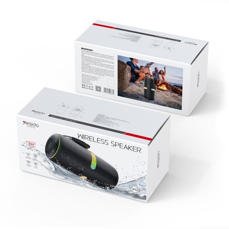 Yesido YSW22 30W Portable Wireless Bluetooth Speaker(Black) Yesido YSW22 30W Portable Wireless Bluetooth Speaker(Black)