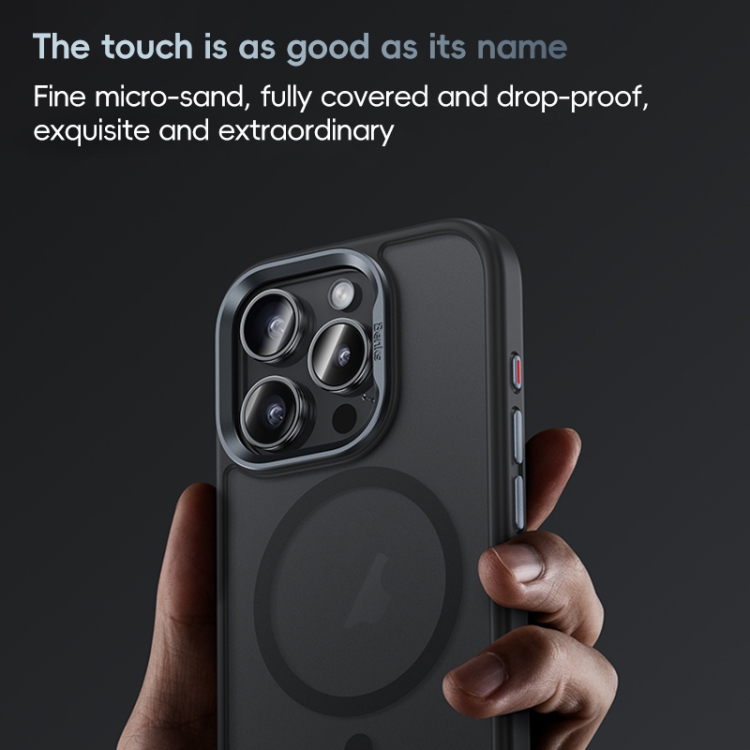 For iPhone 16 Pro Max Benks Skin Feel MagSafe Magnetic Shockproof Phone Case(Black) For iPhone 16 Pro Max Benks Skin Feel MagSafe Magnetic Shockproof Phone Case(Black)