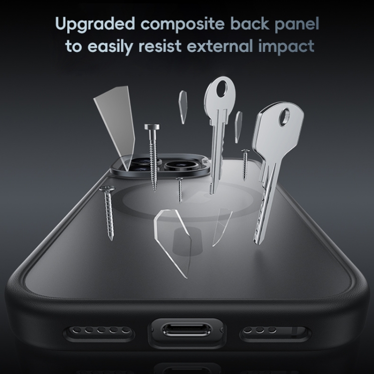For iPhone 16 Pro Max Benks Skin Feel MagSafe Magnetic Shockproof Phone Case(Black) For iPhone 16 Pro Max Benks Skin Feel MagSafe Magnetic Shockproof Phone Case(Black)