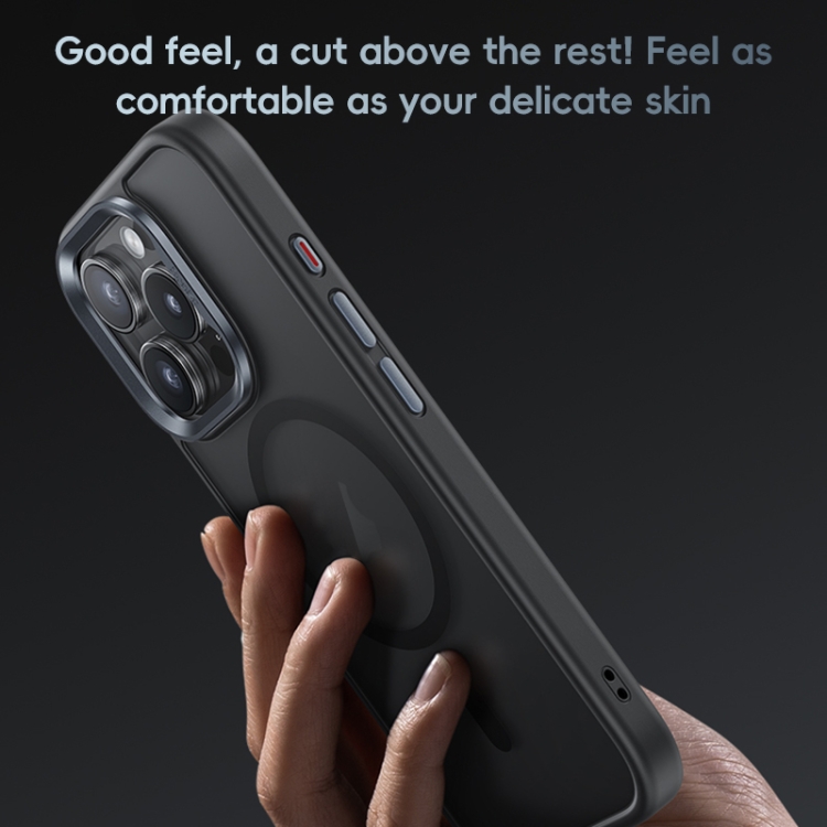 For iPhone 16 Pro Max Benks Skin Feel MagSafe Magnetic Shockproof Phone Case(Black) For iPhone 16 Pro Max Benks Skin Feel MagSafe Magnetic Shockproof Phone Case(Black)