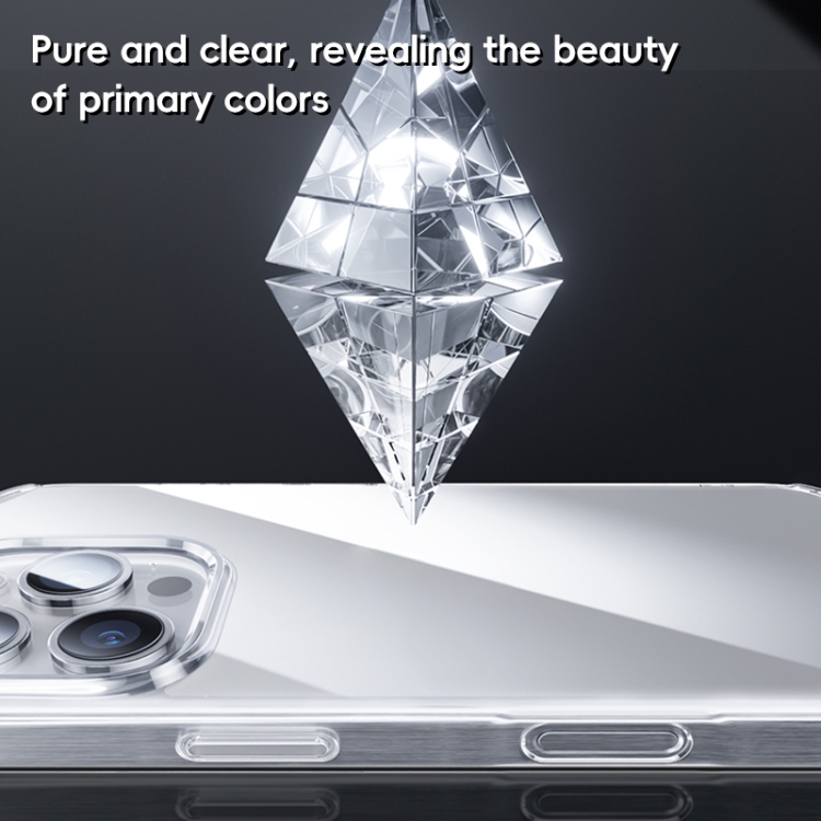 For iPhone 16 Pro Max Benks PC Hybrid TPU Shockproof Phone Case(Transparent)
