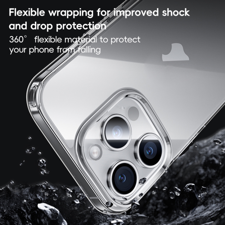 For iPhone 16 Pro Max Benks PC Hybrid TPU Shockproof Phone Case(Transparent)
