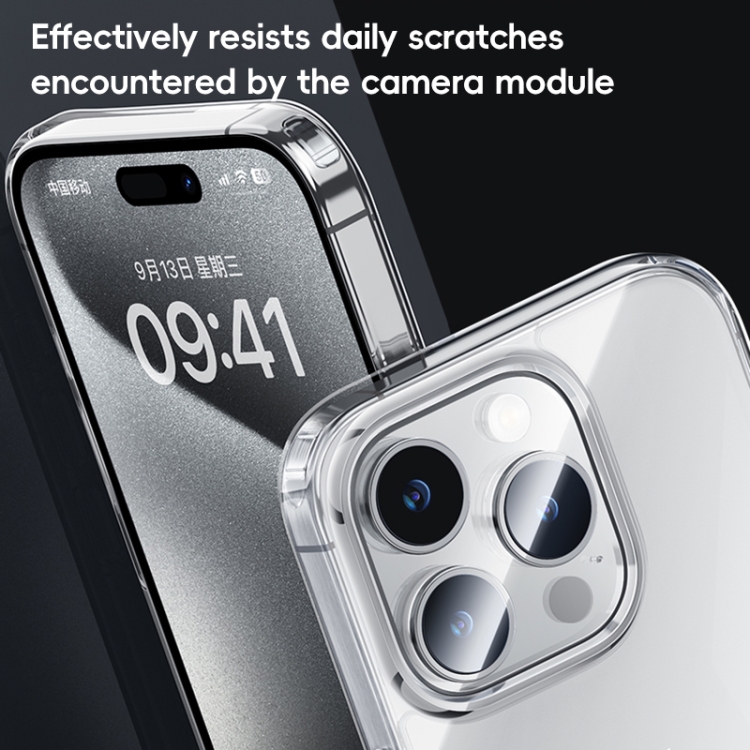 For iPhone 16 Pro Max Benks PC Hybrid TPU Shockproof Phone Case(Transparent)