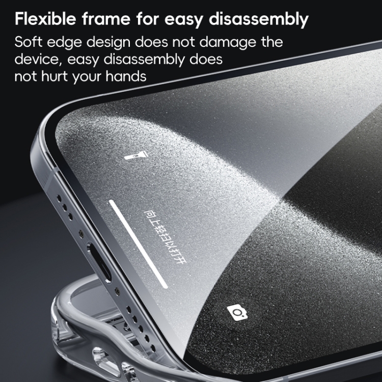 For iPhone 16 Pro Max Benks PC Hybrid TPU Shockproof Phone Case(Transparent)
