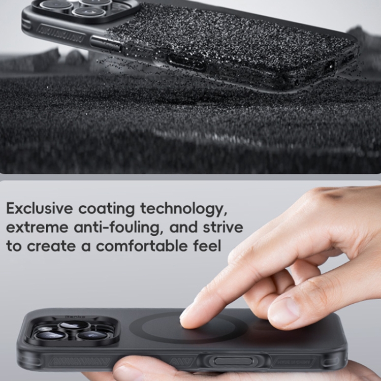 For iPhone 16 Pro Max Benks Frosted MagSafe Magnetic Shockproof Phone Case(Black) For iPhone 16 Pro Max Benks Frosted MagSafe Magnetic Shockproof Phone Case(Black)