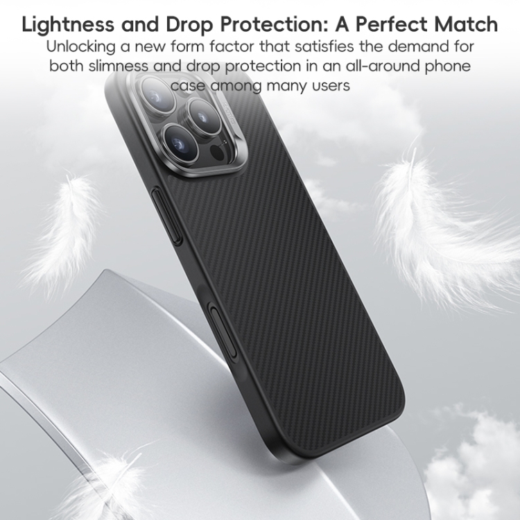 For iPhone 16 Pro Max Benks MagSafe Kevlar Fiber Ultra-thin Shockproof Phone Case(Black) For iPhone 16 Pro Max Benks MagSafe Kevlar Fiber Ultra-thin Shockproof Phone Case(Black)