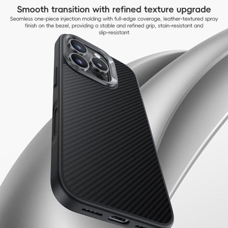 For iPhone 16 Pro Max Benks MagSafe Kevlar Fiber Ultra-thin Shockproof Phone Case(Black) For iPhone 16 Pro Max Benks MagSafe Kevlar Fiber Ultra-thin Shockproof Phone Case(Black)