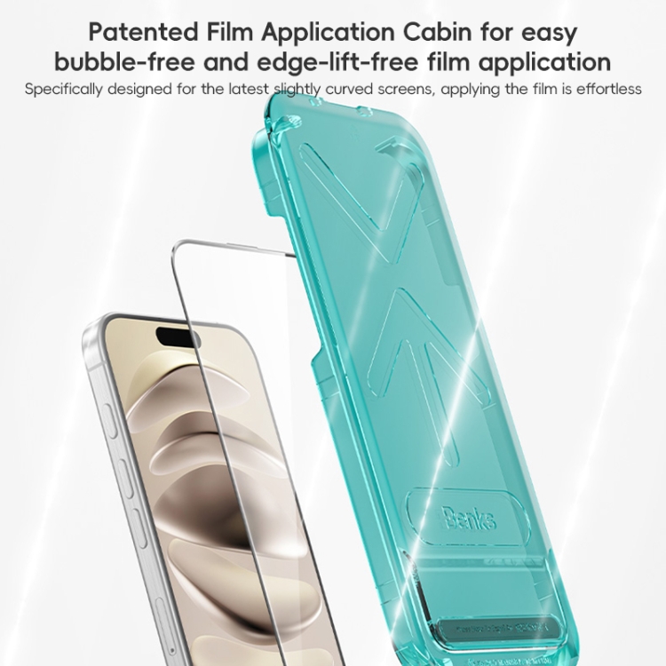 For iPhone 16 Pro Max Benks King Kong Series Corning HD Glass Film For iPhone 16 Pro Max Benks King Kong Series Corning HD Glass Film