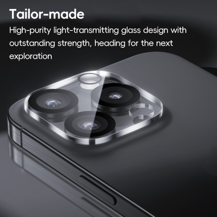 For iPhone 16 Pro Max Benks Integrated Transparent Rear Camera Lens Protective Film For iPhone 16 Pro Max Benks Integrated Transparent Rear Camera Lens Protective Film