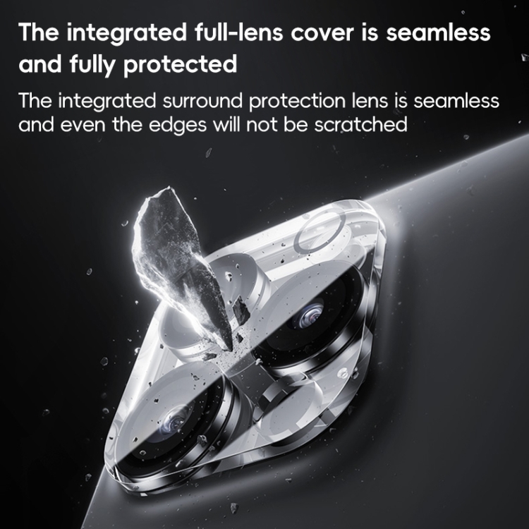 For iPhone 16 Pro Max Benks Integrated Transparent Rear Camera Lens Protective Film For iPhone 16 Pro Max Benks Integrated Transparent Rear Camera Lens Protective Film