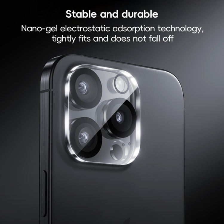 For iPhone 16 Pro Max Benks Integrated Transparent Rear Camera Lens Protective Film For iPhone 16 Pro Max Benks Integrated Transparent Rear Camera Lens Protective Film
