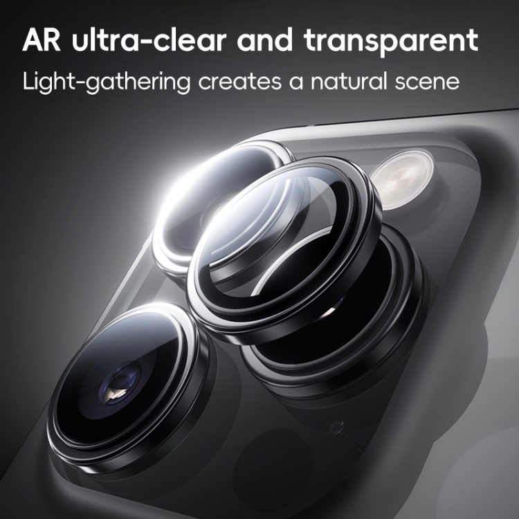 For iPhone 16 Pro Max Benks King Kong Series Corning Single Metal Lens Protective Film(Black) For iPhone 16 Pro Max Benks King Kong Series Corning Single Metal Lens Protective Film(Black)