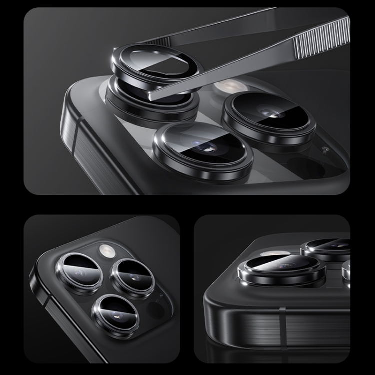 For iPhone 16 Pro Max Benks King Kong Series Corning Single Metal Lens Protective Film(Black) For iPhone 16 Pro Max Benks King Kong Series Corning Single Metal Lens Protective Film(Black)