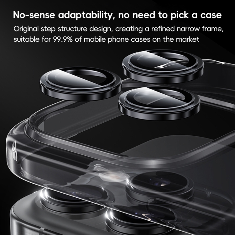 For iPhone 16 Pro Max Benks King Kong Series Corning Single Metal Lens Protective Film(Black) For iPhone 16 Pro Max Benks King Kong Series Corning Single Metal Lens Protective Film(Black)