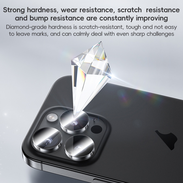 For iPhone 16 Pro Max Benks King Kong Series Corning Single Clear Lens Protective Film For iPhone 16 Pro Max Benks King Kong Series Corning Single Clear Lens Protective Film