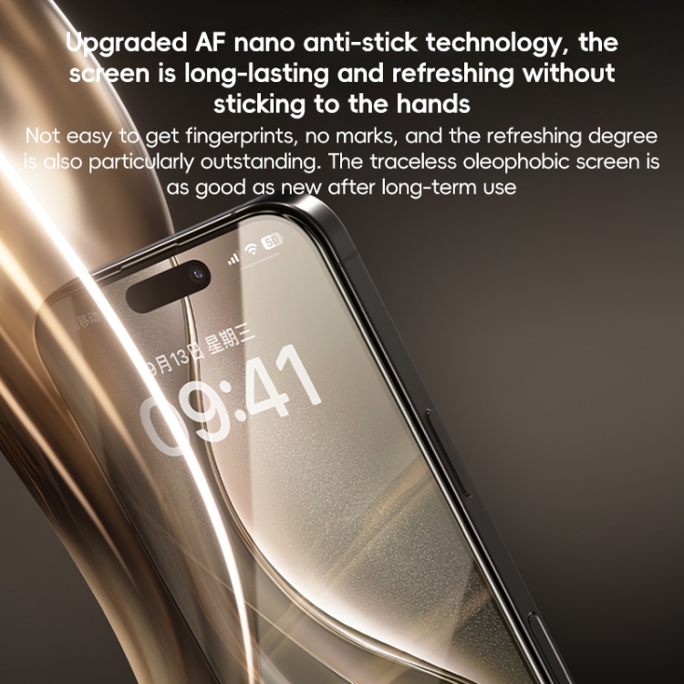 For iPhone 16 Pro Max Benks Black Gold Series 3D Heat Bending Full Glue Full Coverage HD Tempered Film For iPhone 16 Pro Max Benks Black Gold Series 3D Heat Bending Full Glue Full Coverage HD Tempered Film