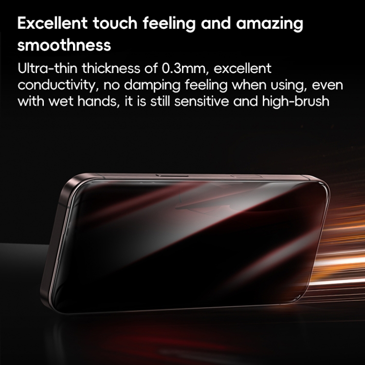 For iPhone 16 Pro Max Benks Zero Sense Series Privacy Tempered Protective Film For iPhone 16 Pro Max Benks Zero Sense Series Privacy Tempered Protective Film