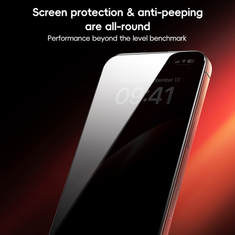 For iPhone 16 Pro Max Benks Zero Sense Series Privacy Tempered Protective Film For iPhone 16 Pro Max Benks Zero Sense Series Privacy Tempered Protective Film