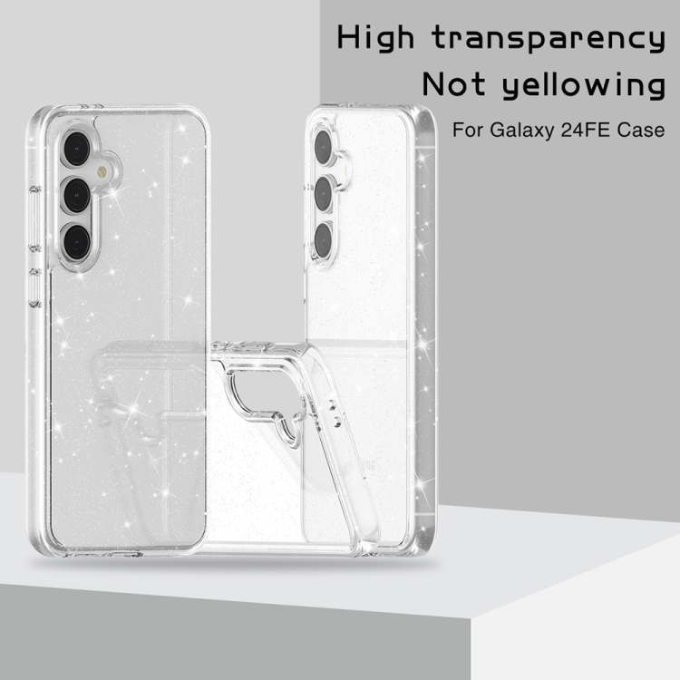 For Samsung Galaxy S24 FE 5G Terminator Style Shockproof Phone Case(White) For Samsung Galaxy S24 FE 5G Terminator Style Shockproof Phone Case(White)