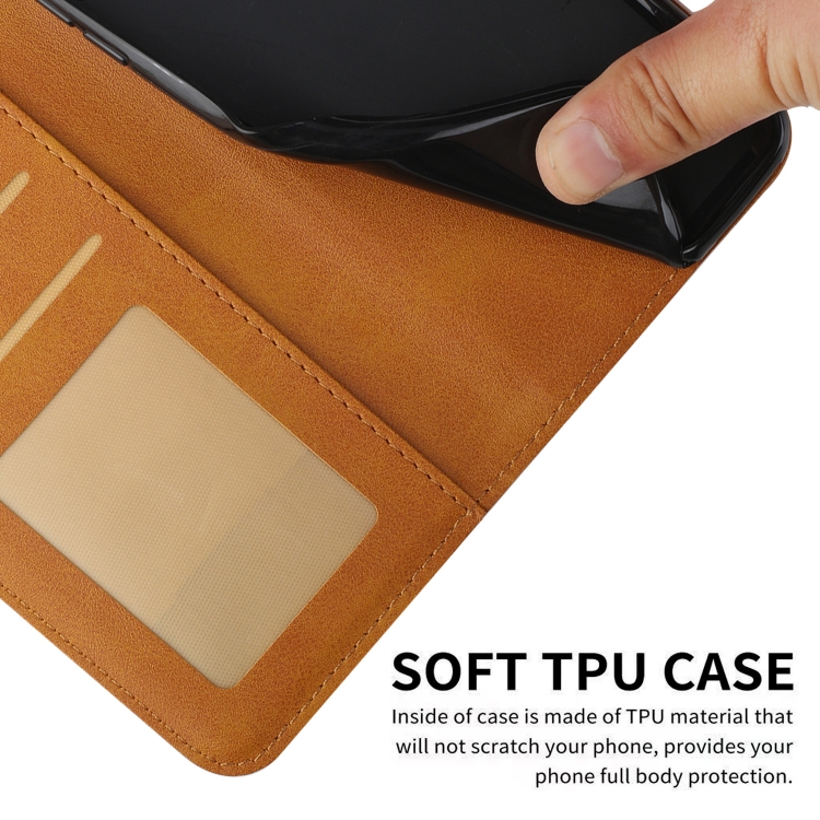 For Xiaomi 15 Pro Stitching Calf Texture Buckle Leather Phone Case(Yellow)