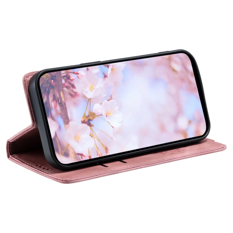 For Samsung Galaxy S25 Ultra 5G Totem Embossed Magnetic Leather Phone Case(Rose Gold) For Samsung Galaxy S25 Ultra 5G Totem Embossed Magnetic Leather Phone Case(Rose Gold)