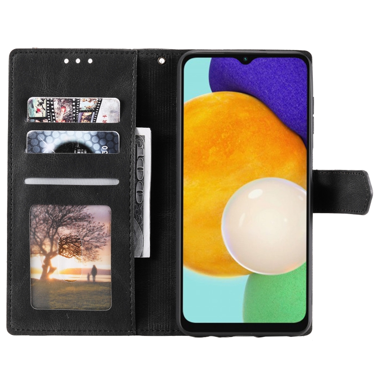 For Samsung Galaxy S25 5G Nail Skin Feel Stitching Calf Texture Leather Phone Case(Black) For Samsung Galaxy S25 5G Nail Skin Feel Stitching Calf Texture Leather Phone Case(Black)