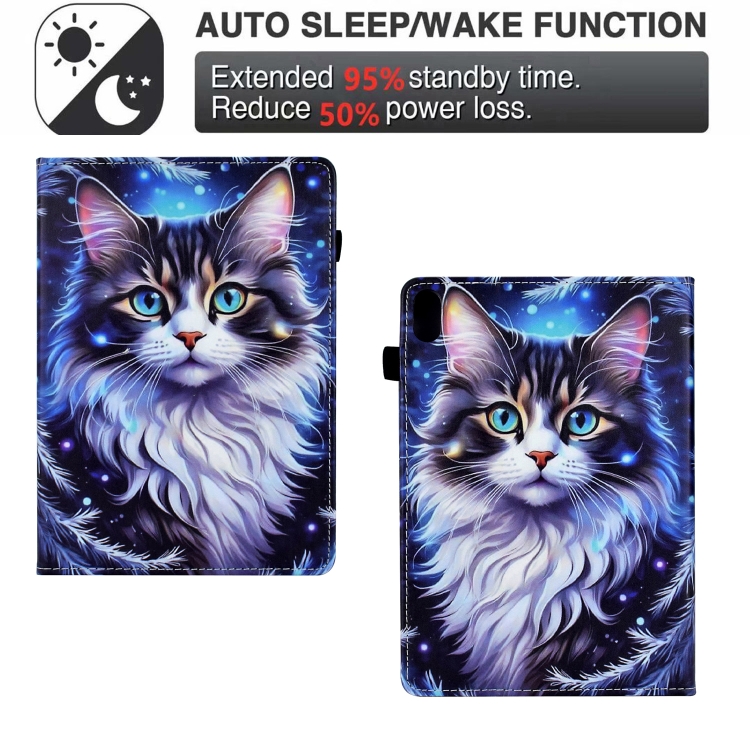 For iPad 10.9 2022 Painted Pattern Leather Tablet Case(Tabby Cat) For iPad 10.9 2022 Painted Pattern Leather Tablet Case(Tabby Cat)