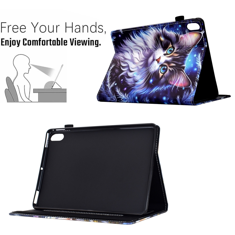 For iPad 10.9 2022 Painted Pattern Leather Tablet Case(Tabby Cat) For iPad 10.9 2022 Painted Pattern Leather Tablet Case(Tabby Cat)