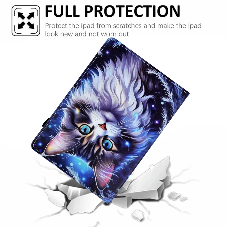 For iPad 10.9 2022 Painted Pattern Leather Tablet Case(Tabby Cat) For iPad 10.9 2022 Painted Pattern Leather Tablet Case(Tabby Cat)
