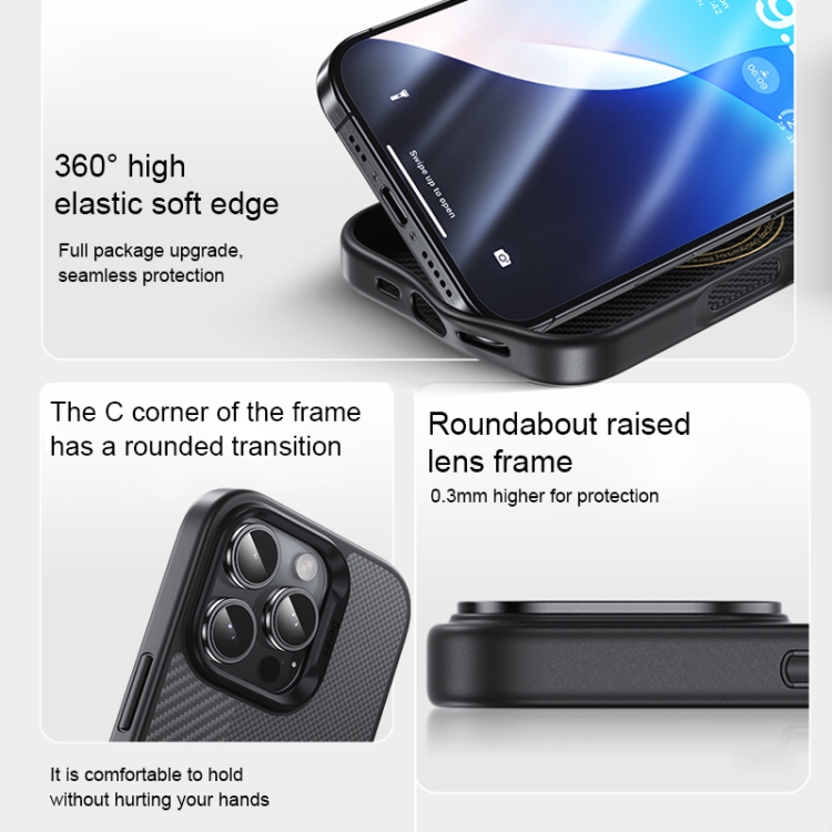 For iPhone 16 Pro Max Benks Montage MagSafe Shockproof Phone Case(Black) For iPhone 16 Pro Max Benks Montage MagSafe Shockproof Phone Case(Black)