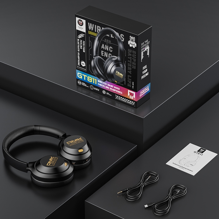 ONIKUMA GT811 Head-mounted Dual Noise Reduction Wireless Bluetooth Earphone(Black) ONIKUMA GT811 Head-mounted Dual Noise Reduction Wireless Bluetooth Earphone(Black)